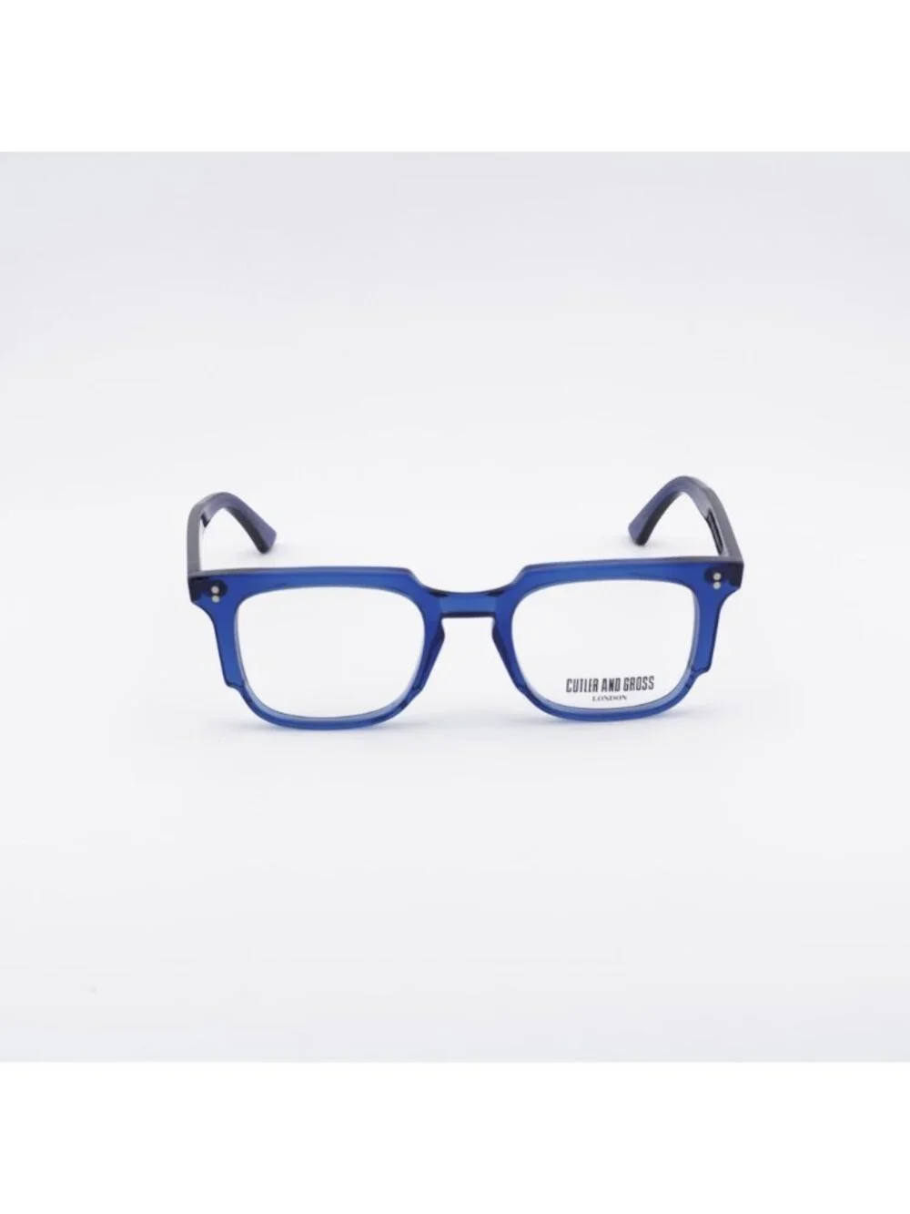 Cutler and Gross CGOP138249 004 Eyeglasses Blue 49mm Square Frame